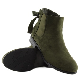 Botines chelsea verdes para mujer 3740 oliva 1 Botines chelsea verdes para mujer 3740 oliva 1