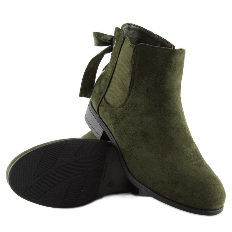 Botines chelsea verdes para mujer 3740 oliva 1 Botines chelsea verdes para mujer 3740 oliva 1