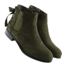 Botines chelsea verdes para mujer 3740 oliva 4