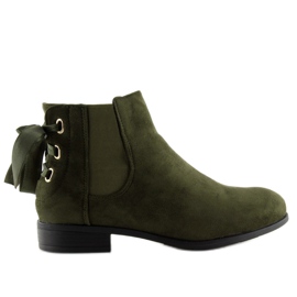 Botines chelsea verdes para mujer 3740 oliva 7