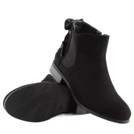 Botines Chelsea negros para mujer 3740 Negro 1