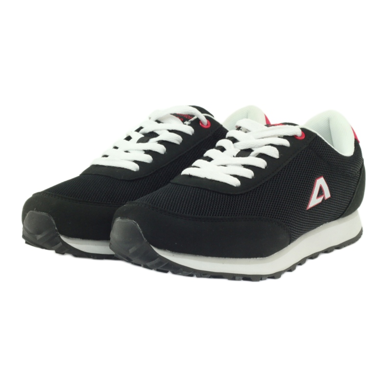 American Club Zapatillas deportivas American ADI para mujer 1756 negro rojo 3