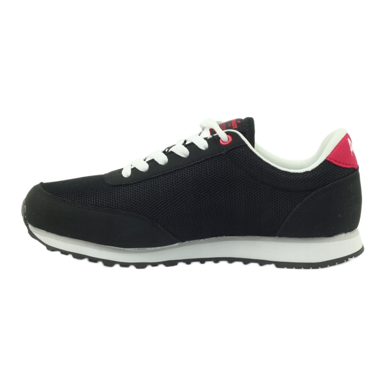 American Club Zapatillas deportivas American ADI para mujer 1756 negro rojo 2