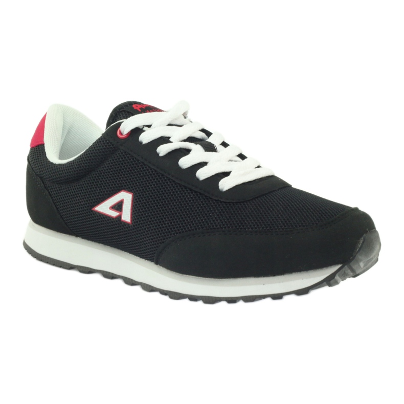 American Club Zapatillas deportivas American ADI para mujer 1756 negro rojo 1