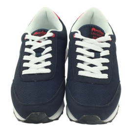 American Club Zapatillas deportivas American ADI para mujer 1756 azul marino rojo 4