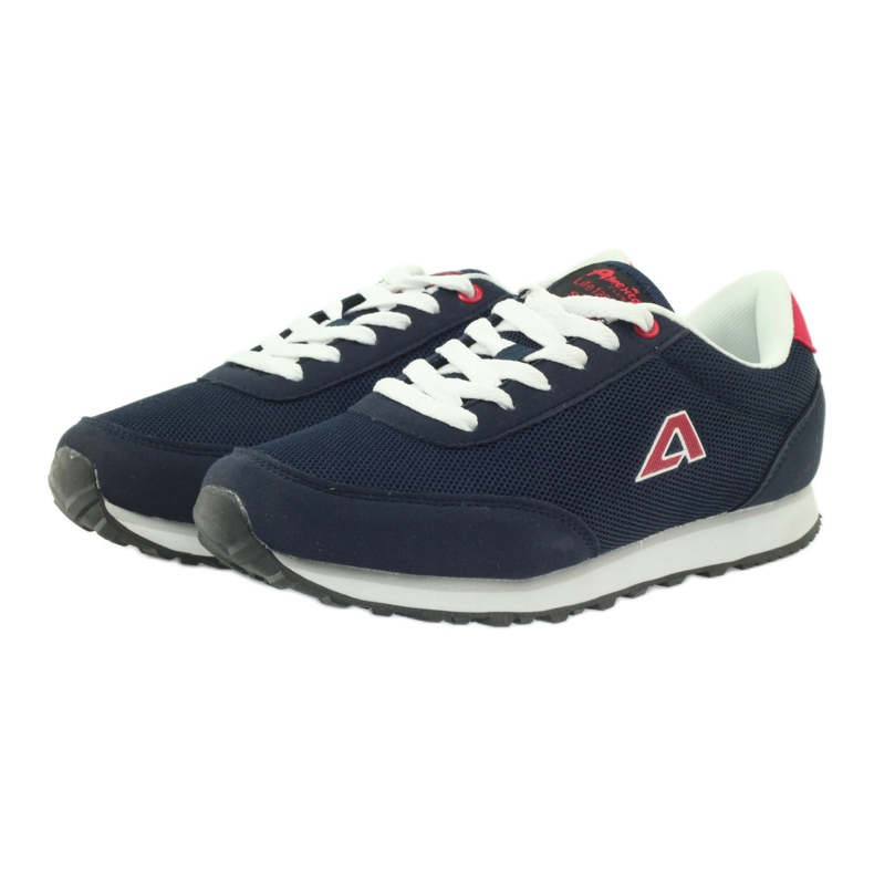 American Club Zapatillas deportivas American ADI para mujer 1756 azul marino rojo 3