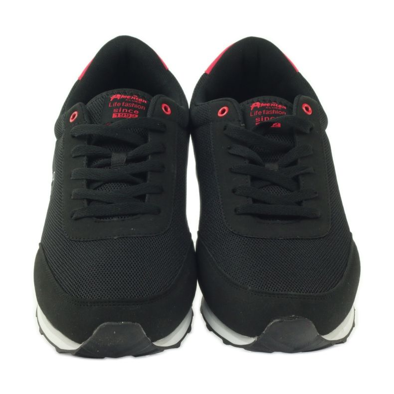 American Club Jogging deportivo ADI americano 1756 negro rojo 4