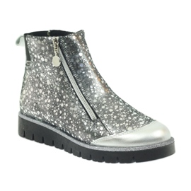 Botas botas aislantes Bartek negro y plata gris 2