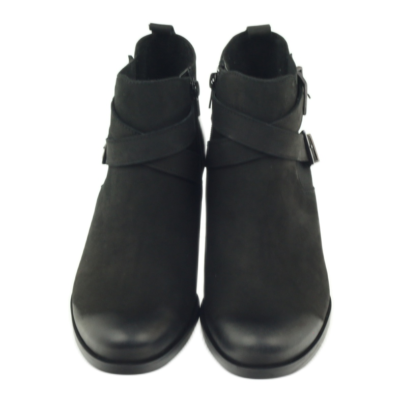 Botas decoradas con rayas Badura 7690 negro 4