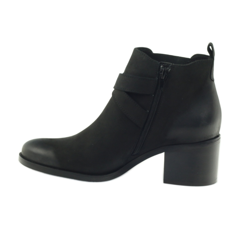 Botas decoradas con rayas Badura 7690 negro 2