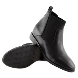 Botines Chelsea negros A-188 Negro 2 Botines Chelsea negros A-188 Negro 2