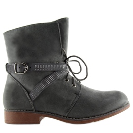Gris Botas grises para mujer W305 gris 2