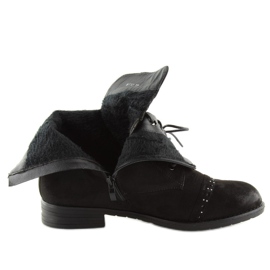 Botas negras con cordones W312 Black negro 1