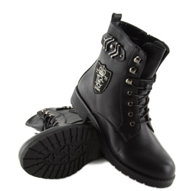 Botas negras para mujer botas negras H950 Black negro 1