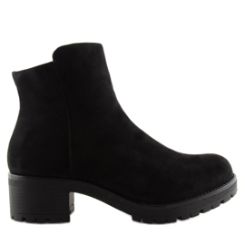 Botas negras de tacón ancho JH561 negro 1