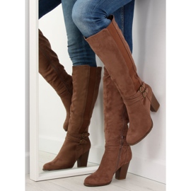 Tacones marrones 103-GG kaki marrón 2