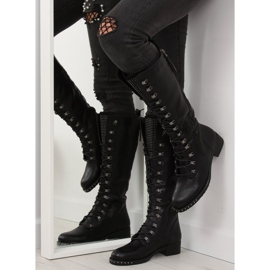 Botas negras con cordones NC258 black negro 2