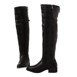 Botas mosqueteras negro A-22 Black 3