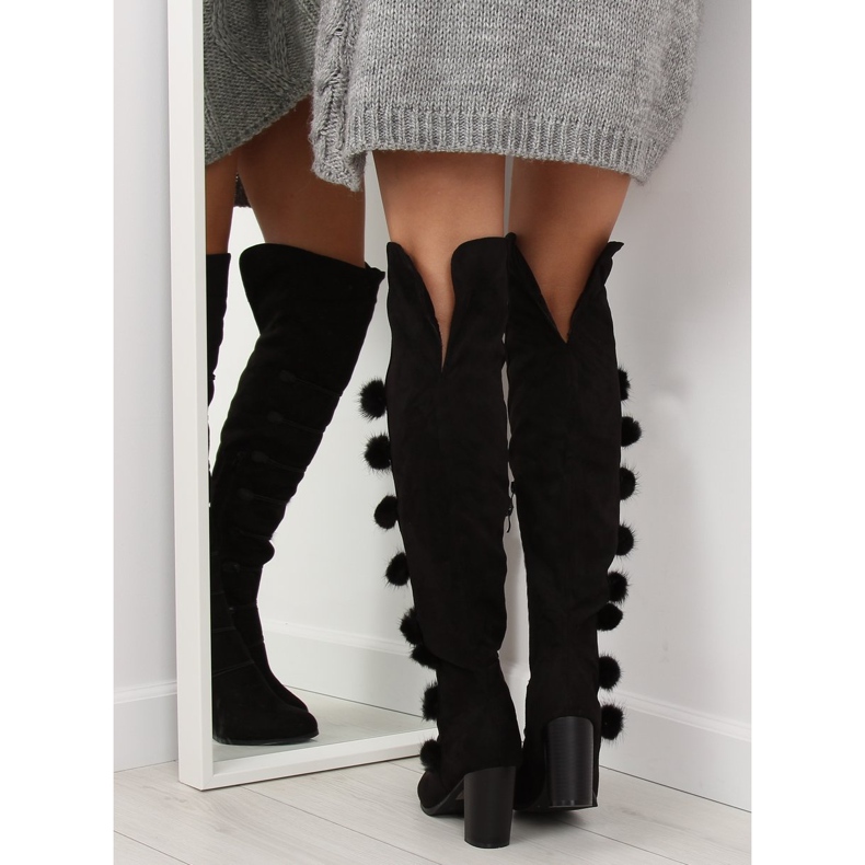 Botas mosquetero negras FC-H115 Black negro 2