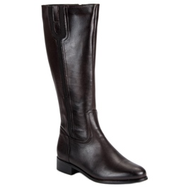 Studio Florence Botas de cuero clásicas marrón 3