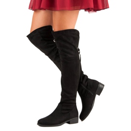 Seastar Botas de mosquetero negras negro 2