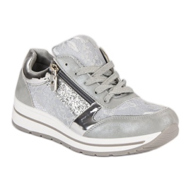 Kayla Zapatillas de mujer con estilo gris 3