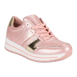 Zapatillas rosas rosado 4