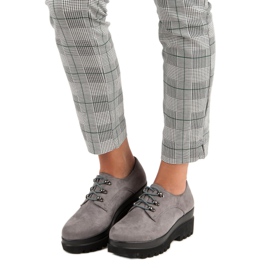 Zapatos de ante gris 2