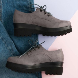 Zapatos de ante gris 1