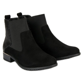 Lucky Shoes Cómodas botas Jodhpur negro 6