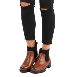 Botas de moda Jodhpur de VINCEZA marrón 1
