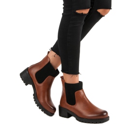 Botas de moda Jodhpur de VINCEZA marrón 2
