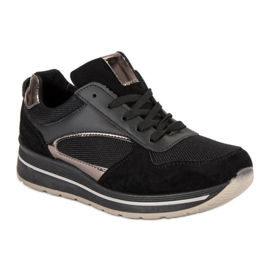 Calzado deportivo de moda negro 3