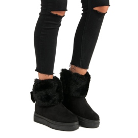 Botas de nieve Con piel VINCEZA negro 2
