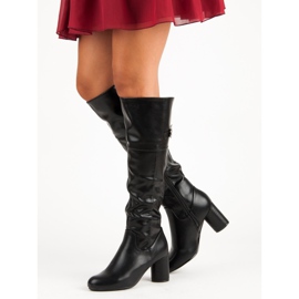 Botas de tacón negras negro 2 Botas de tacón negras negro 2