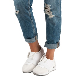 Calzado deportivo sin cordones blanco 1 Calzado deportivo sin cordones blanco 1