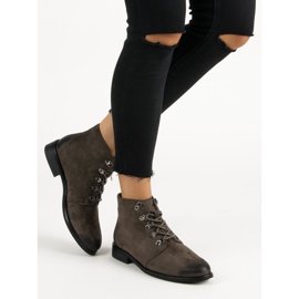 Botas VINCEZA atadas verde 8