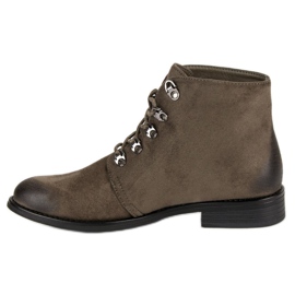 Botas VINCEZA atadas verde 4