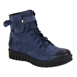 Botas workery vinceza azul marino 5