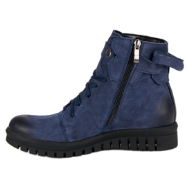 Botas workery vinceza azul marino 6