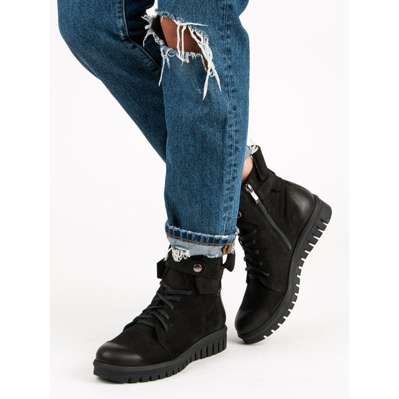 Botas de trabajo VINCEZA negras negro 2