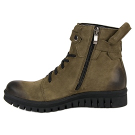 Botas de trabajo VINCEZA caqui verde 6