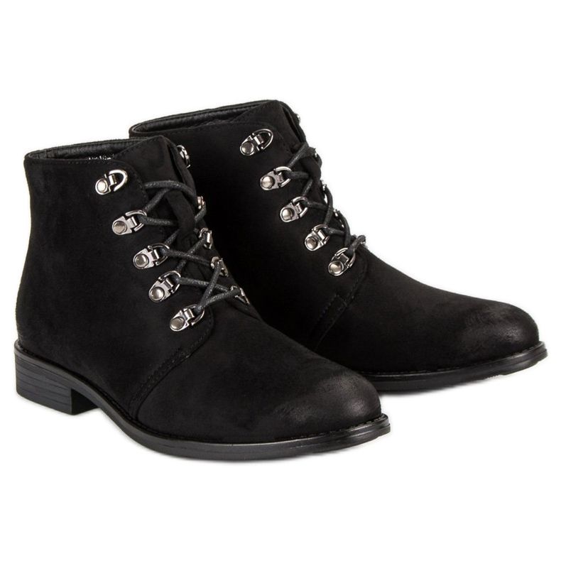 Botas VINCEZA atadas negro 1 Botas VINCEZA atadas negro 1
