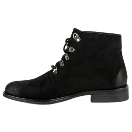 Botas VINCEZA atadas negro 5
