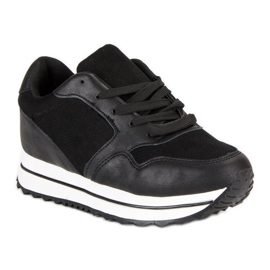 Marquiz Zapatillas de moda en la plataforma. negro 1