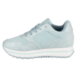 Marquiz Zapatillas de moda en la plataforma. azul 2