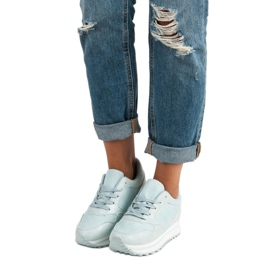 Marquiz Zapatillas de moda en la plataforma. azul 5