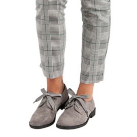 Bello Star Zapatos grises con cordones 1