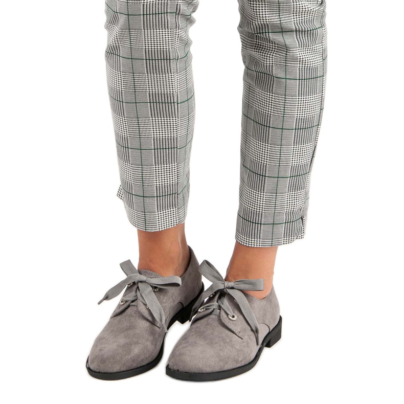 Bello Star Zapatos grises con cordones 1