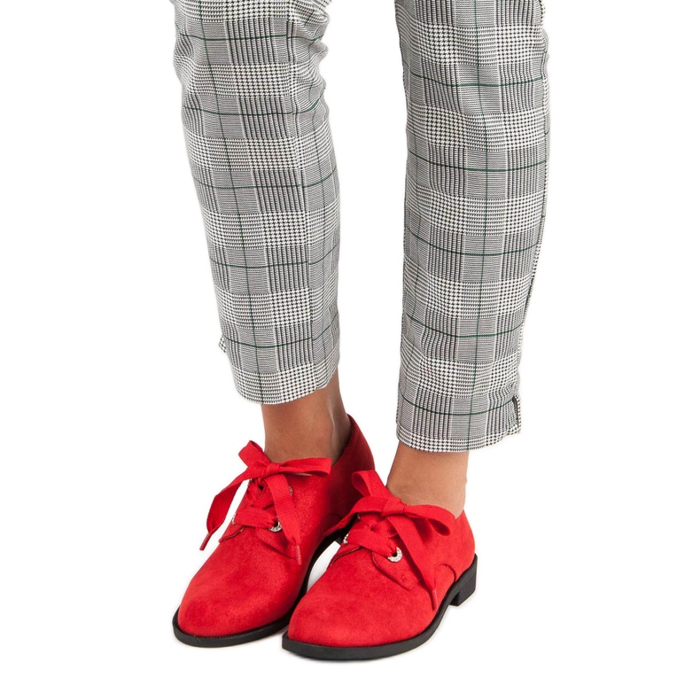 Bello Star Zapatos rojos con cordones 2